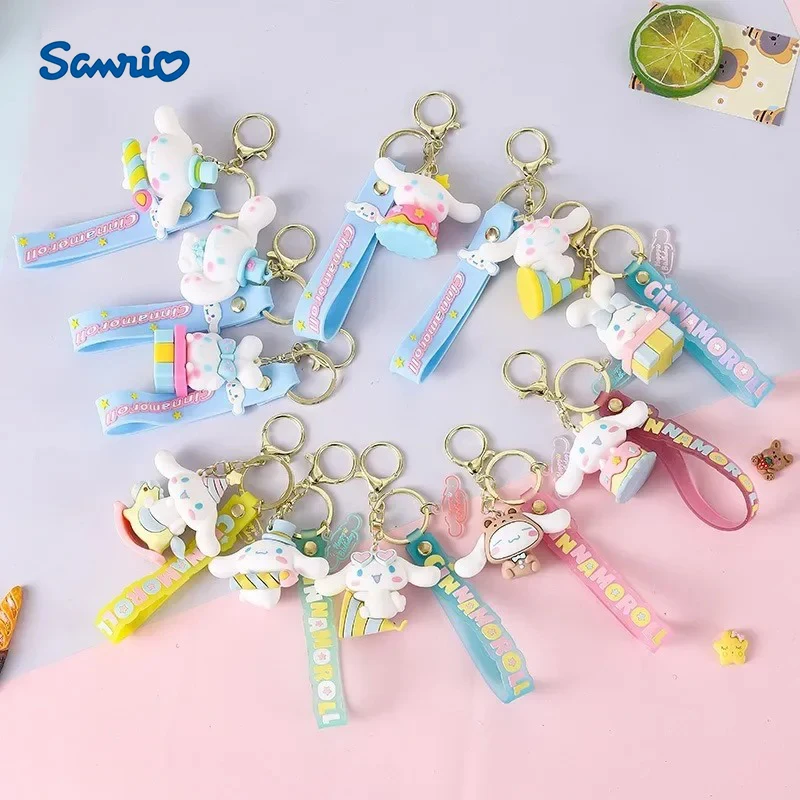 

Fashion Sanrio Cinnamoroll Series Multiple Styles Novel Lovely Pendant Keychain Decorations Distinctive Children Birthday Gift