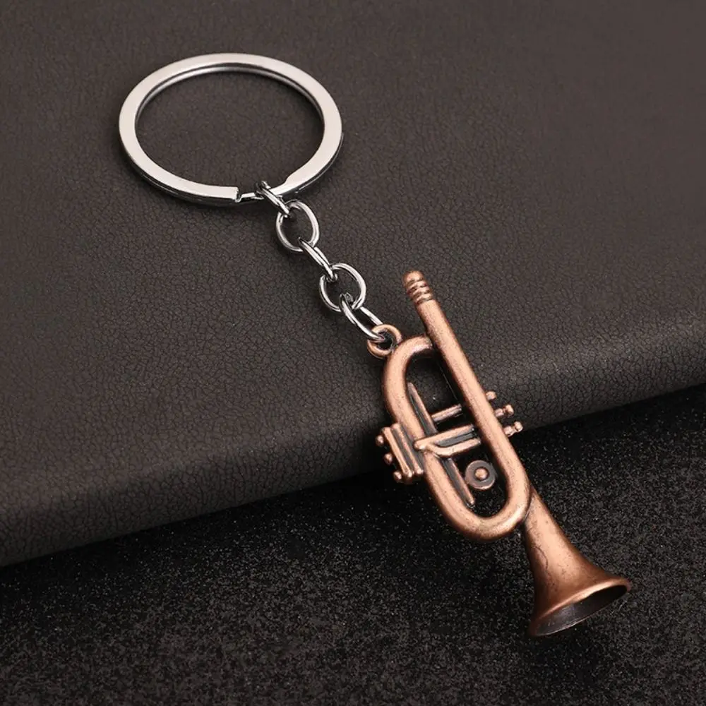 

Backpack Mini Toys Mini Instruments Keychain Saxophone Key Holder Metal Keyring Three Types Zinc Alloy Car Pendant Gifts