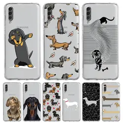 Dachshund Sausage Dog Case For Samsung A54 A52 A50 A70 A10 A30 A40 A20S A20E A02S A12 A14 A16 A22 A42 A34 A32 5G A04s A06 Cover