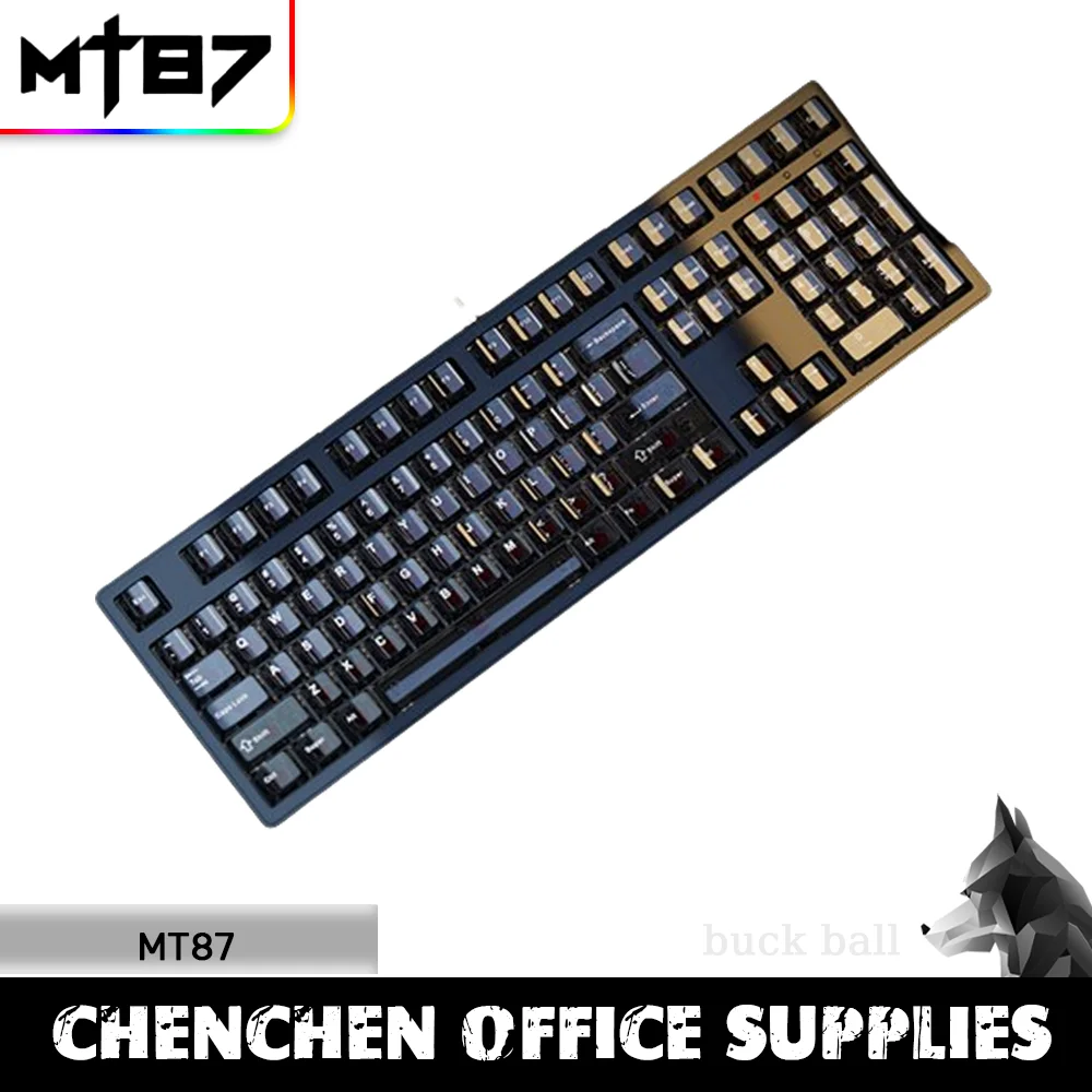 

Eweadn MT108 Mechanical Gaming Keyboard Wireless Bluetooth 3mode Keyboards RGB Hot-Swap Customization Gamer Transparent Keyboard