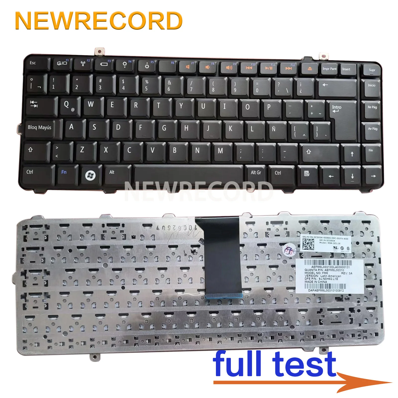 

For Dell Studio 1555/1557/1558 notebook built-in keyboard European version free shipping