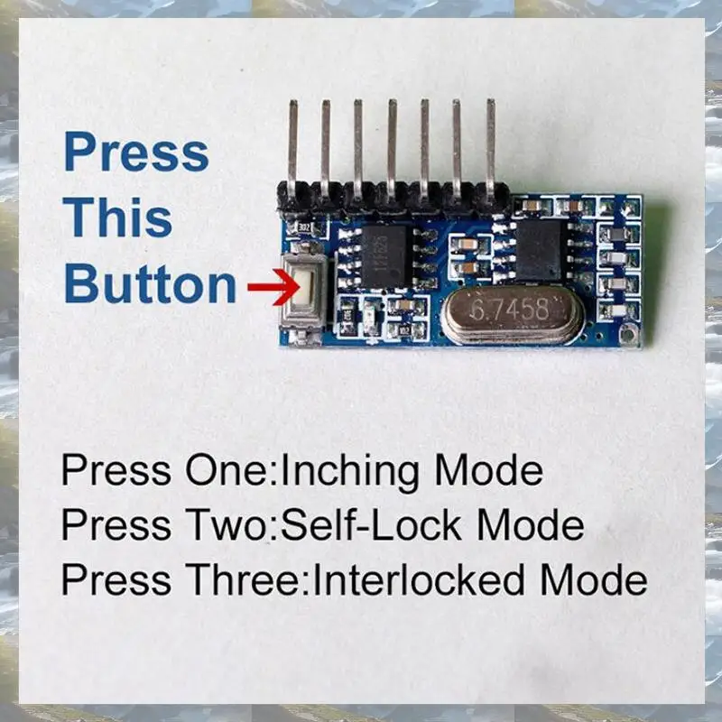 T82C offre spéciale-10PCS 433Mhz récepteur RF Module décodeur de Code d'apprentissage 433 Mhz sortie sans fil à 4 canaux pour télécommandes Encodi