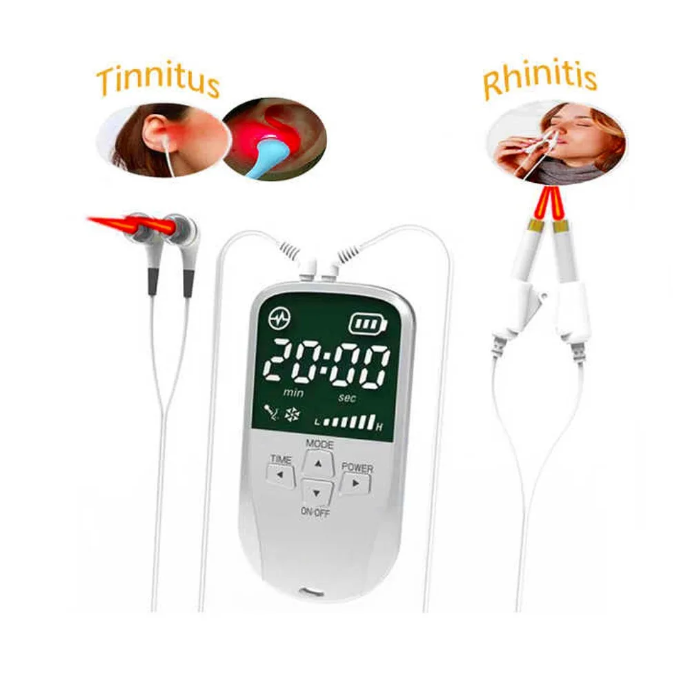 Nose Rhinitis Sinusitis Cure Therapy Massage Hay fever Low Frequency Pulse Laser Nose Health Care Machine