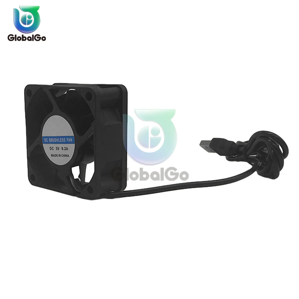 60mm 6cm DC 5V Ventola di Raffreddamento Connettore Usb 2 Fili Ventola per Computer PC Cpu Cassa di Raffreddamento Ventola di Alimentazione