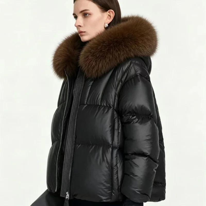 

Real Fur Collar Fashion Parka Hood Collar Universal Down Jacket Fur Collar Winter Hood Trims Fur Decor Shawl Furry Fur Scarves
