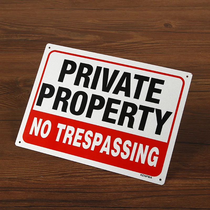 Señal de metal de película reflectante, señal de cámara impermeable, etiqueta de seguridad de PVC, señal de advertencia impresa de acero inoxidable