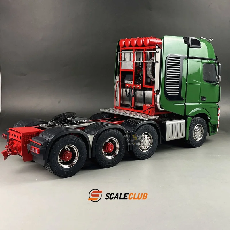 Scaleclub Model  1/14 For Benz 8x8 Heavy Drag Chassis For Tamiya  RC Trailer Tipper Car Diy Parts