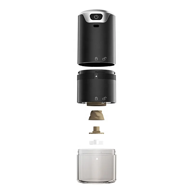 

New Electric Bean Grinder Portable Coffee Grinder Charging Type Automatic Grinding Machine Powder Press