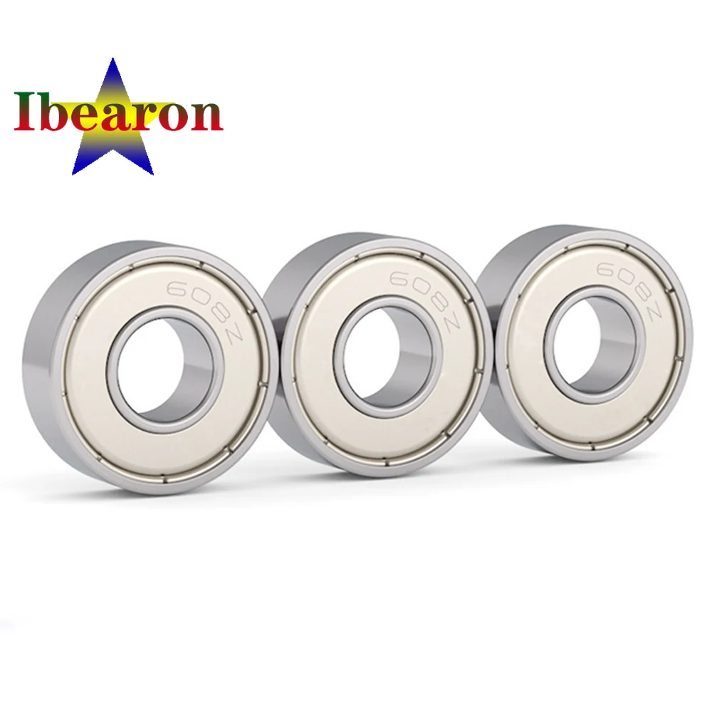 

10PCS 606ZZ 607ZZ Miniature Deep Groove Ball Bearings High Quality Metal Shielded Bearing Bearing Steel