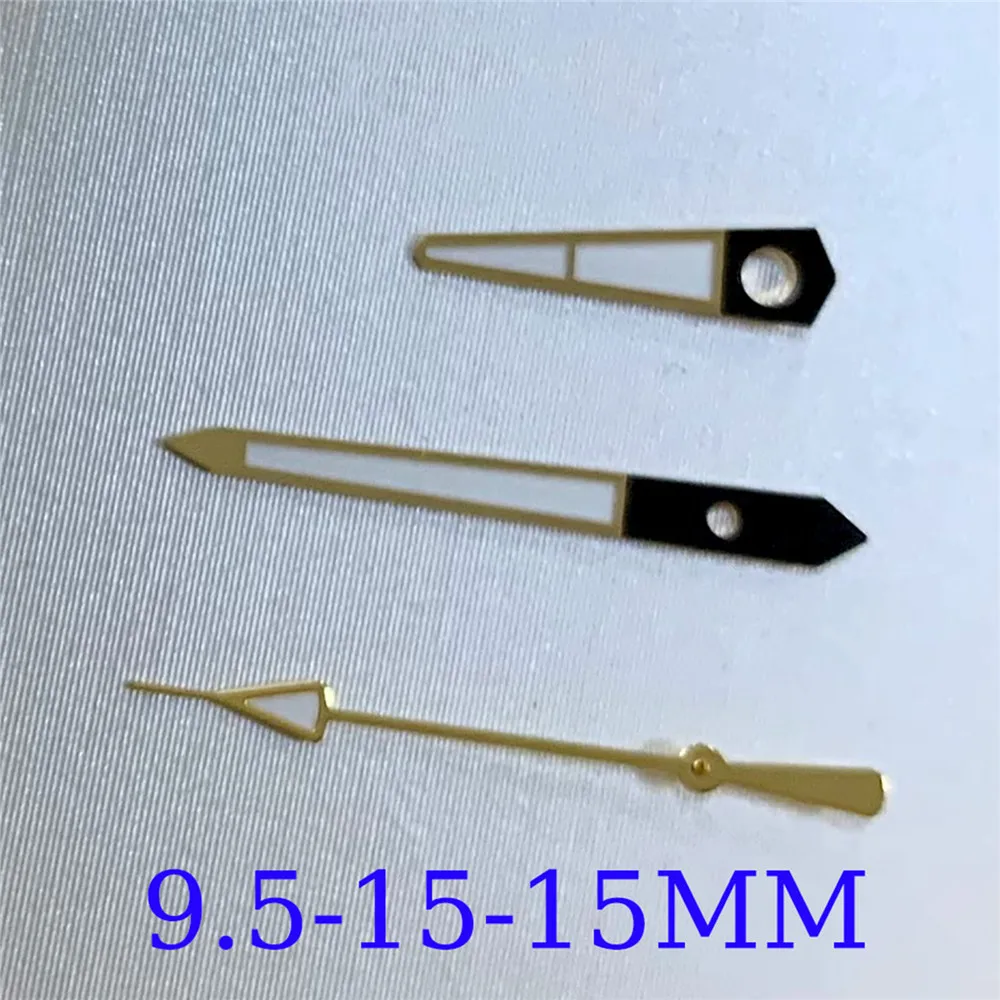 NH35 Zeiger Grün Leuchtende Uhrzeiger für NH35/NH36/4R36 Uhrwerk 3-Pin Nadeln 9,5mm-15mm-15mm Uhr Zeiger Zubehör