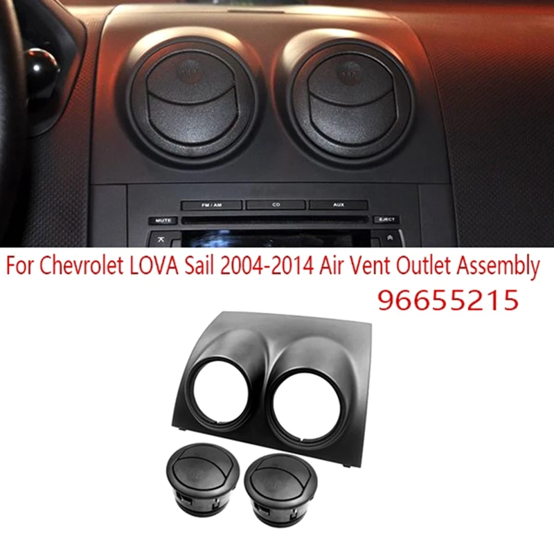 Untuk Chevrolet LOVA Sail 2004-2014 rakitan Outlet ventilasi udara mobil 96655215 Dashboard Outlet AC