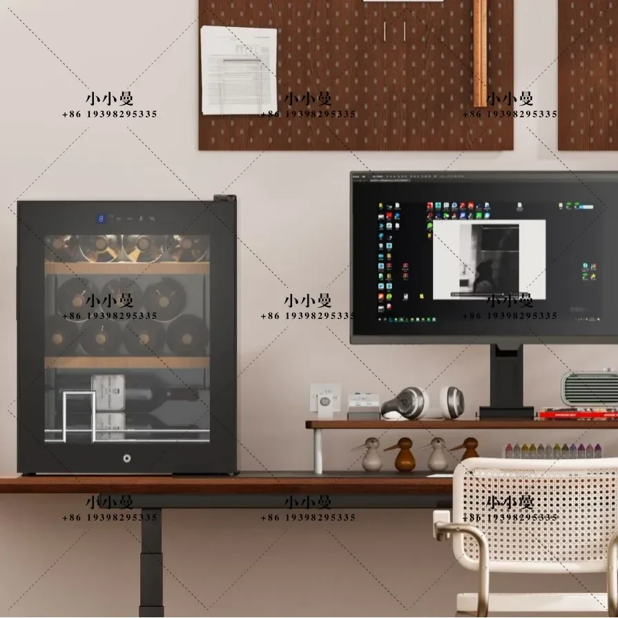 Wine cabinet constant temperature air-cooled compressor refrigeration single temperature frost-free beech shelf