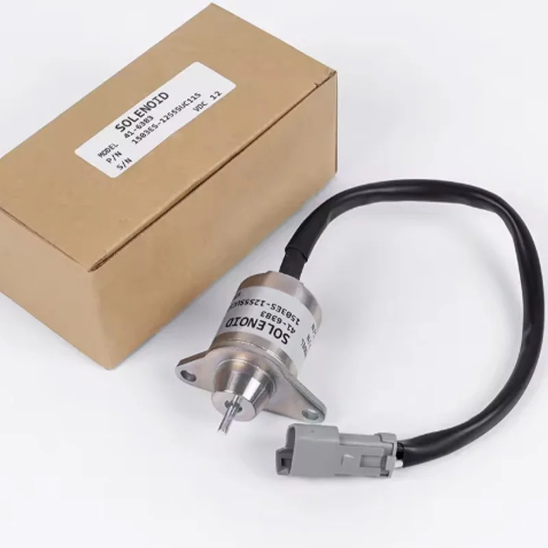 12V 24V Fuel Shut Off Solenoid 129486-77952 41-6383 42-0100 1503ES-12S5SUC11S SA-4920 compatible with 3TNE72 3TNA72