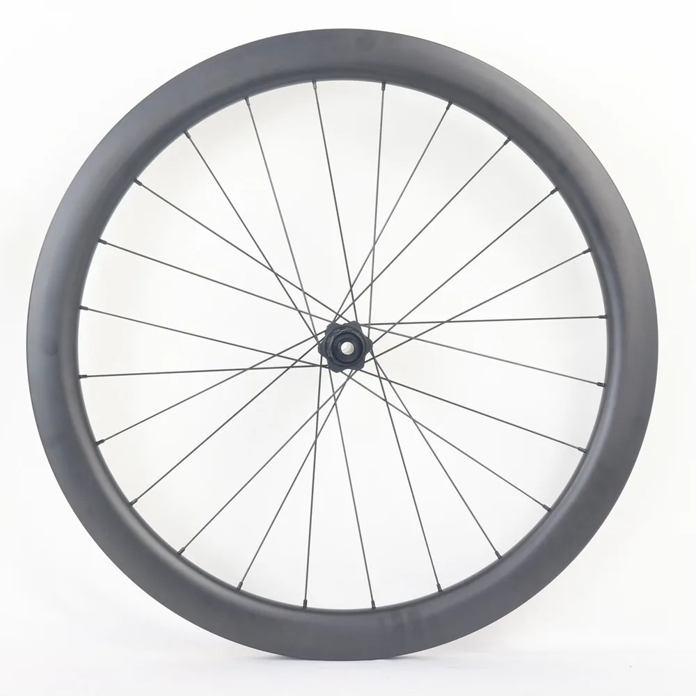 

700c Disc Brake Carbon Road Bike Wheel WSR50-28TU Bladed Spoke Width 28MM for Gravel/Road Bike Build