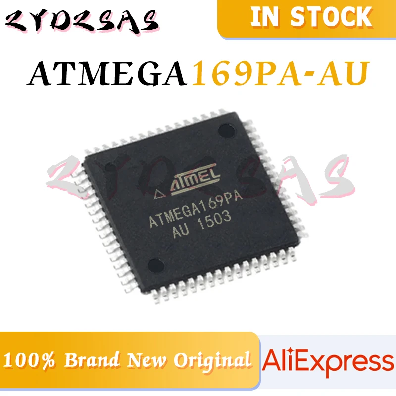 100% New  ATMEGA169PA-AU ATMEGA169PA IC MCU Chipset TQFP-64