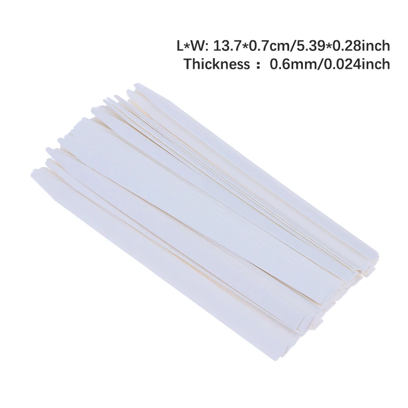 100Pcs Teststrip Aromatherapie Geur Parfum Etherische Oliën Test Tester Papieren Strips