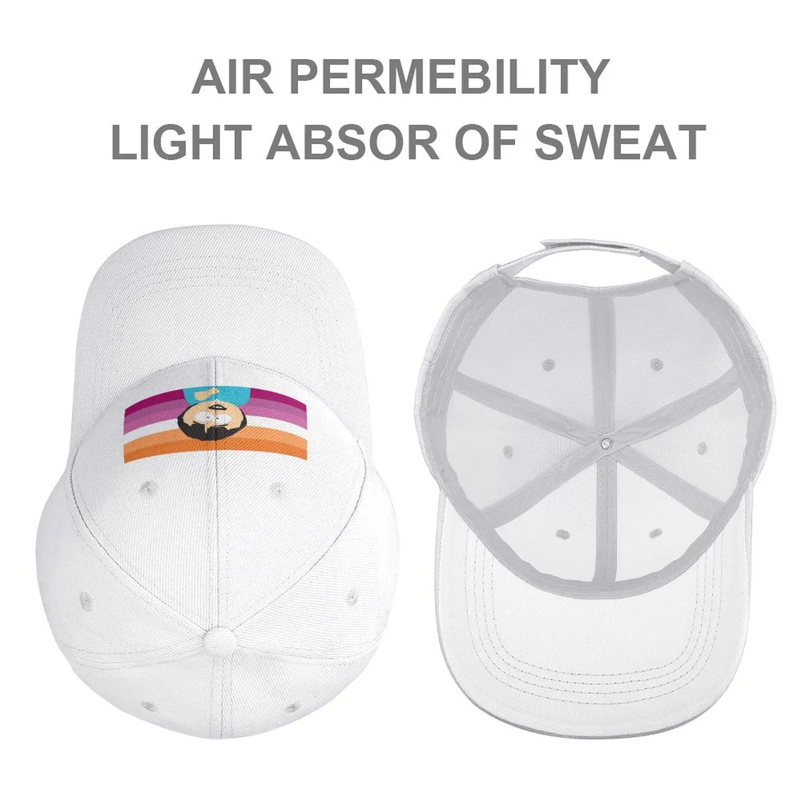 Saphic Randy Marsh topi bisbol topi Golf pria wanita