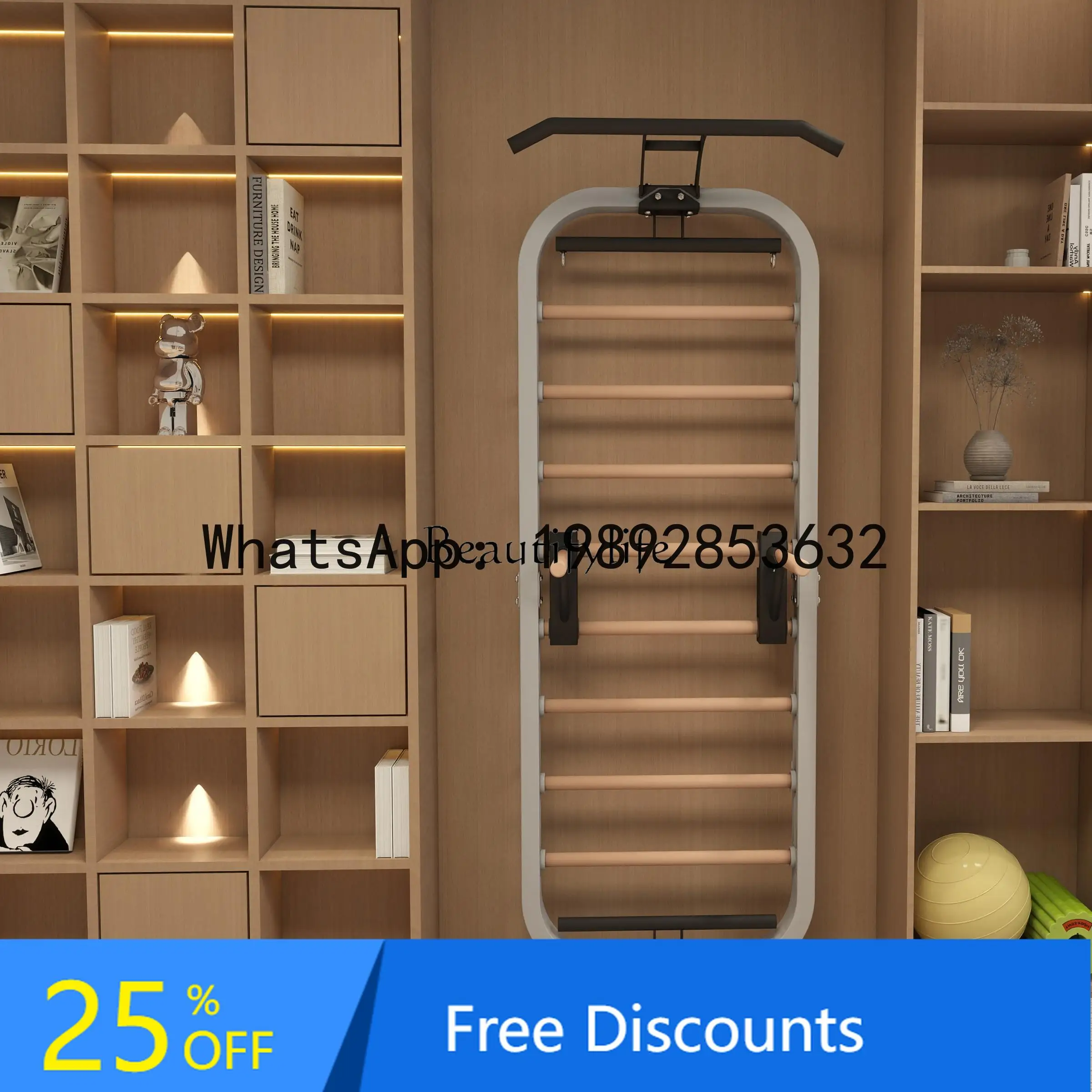 

Solid wood indoor climbing pull-up parallel bars TRX training dance room leg press stretching leg press sports