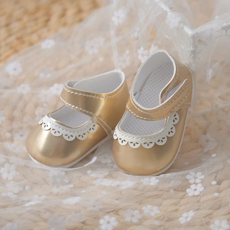 Puppe Schuhe Kleidung Handgemachte Stiefel 7,5-8 cm Schuhe Für 21 Zoll Amerikanischen 55 cm Baby Neue Geboren Puppe zubehör Für Generation Mädchen Spielzeug – Detail 2