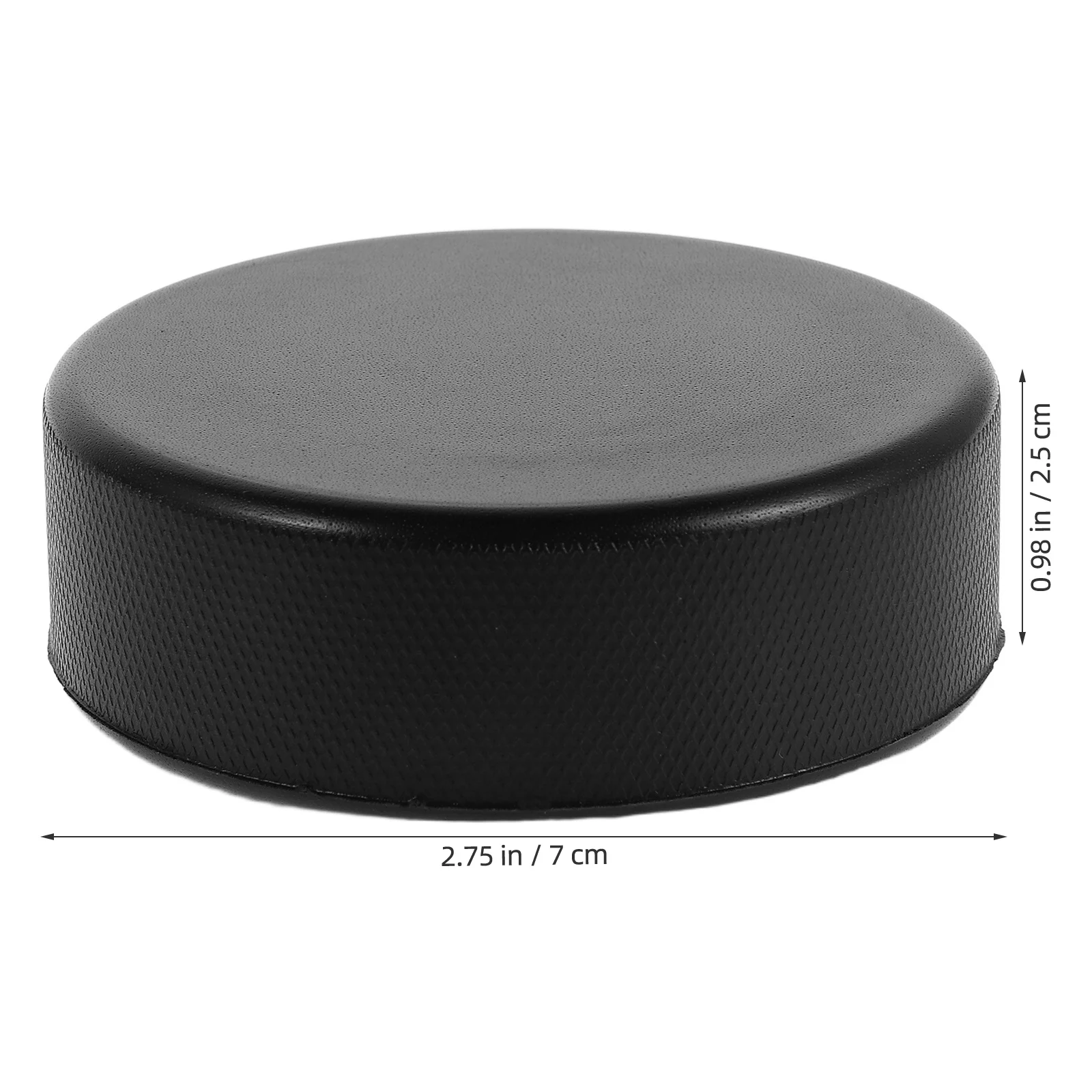 20 قطعة من كرات الهوكي الجليدي للتدريب مصنوعة من مادة البولي يوريثان باللون الأسود الصلب ومجموعة ممارسة داخلية وخارجية للتحكم في السرعة #2