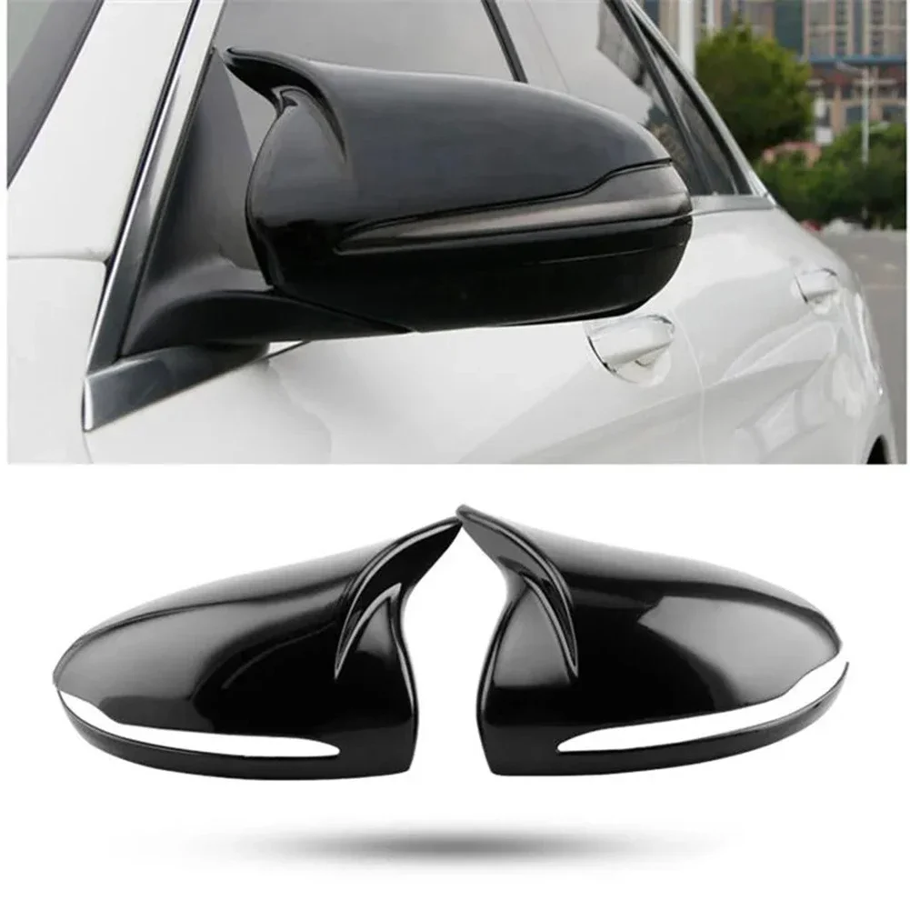 Sporty Wing Mirror Cover Cap Real Dry Carbon Fiber Left and Right Pair Compatible with For Benz W205 W213 W238 For W222