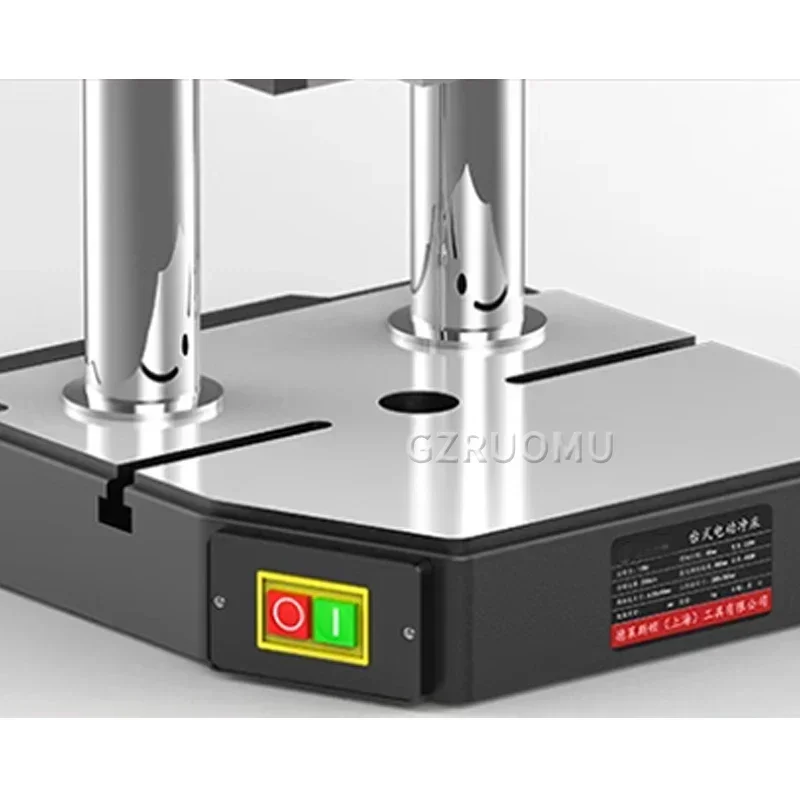 220V 250W Double Column Pneumatic Punching Machine - 0.5T Adjustable Hand Press Riveting Machine