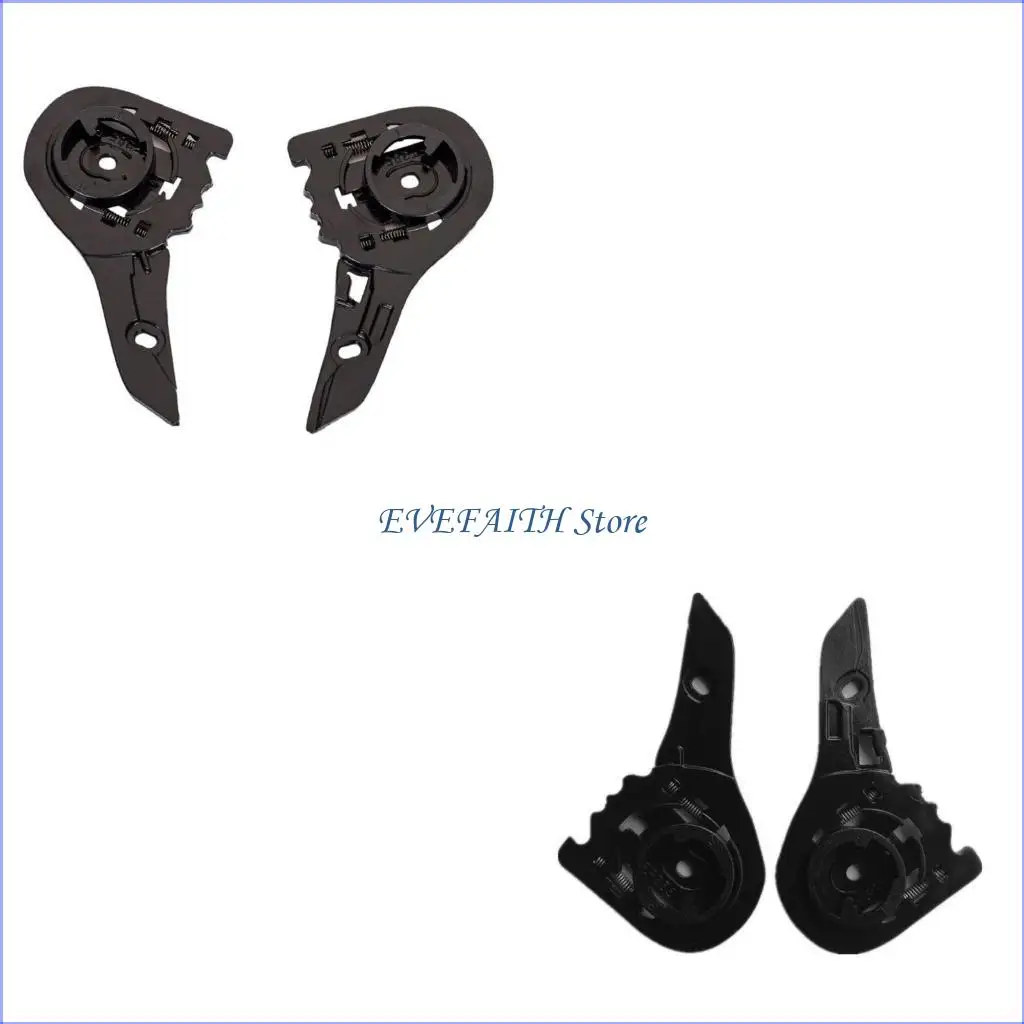 

124B 1 Pair Motorcycle Helmets Visors Base Plate for FF300 FF358 FF396 FF385 Face Visors Base Helmets Accessories