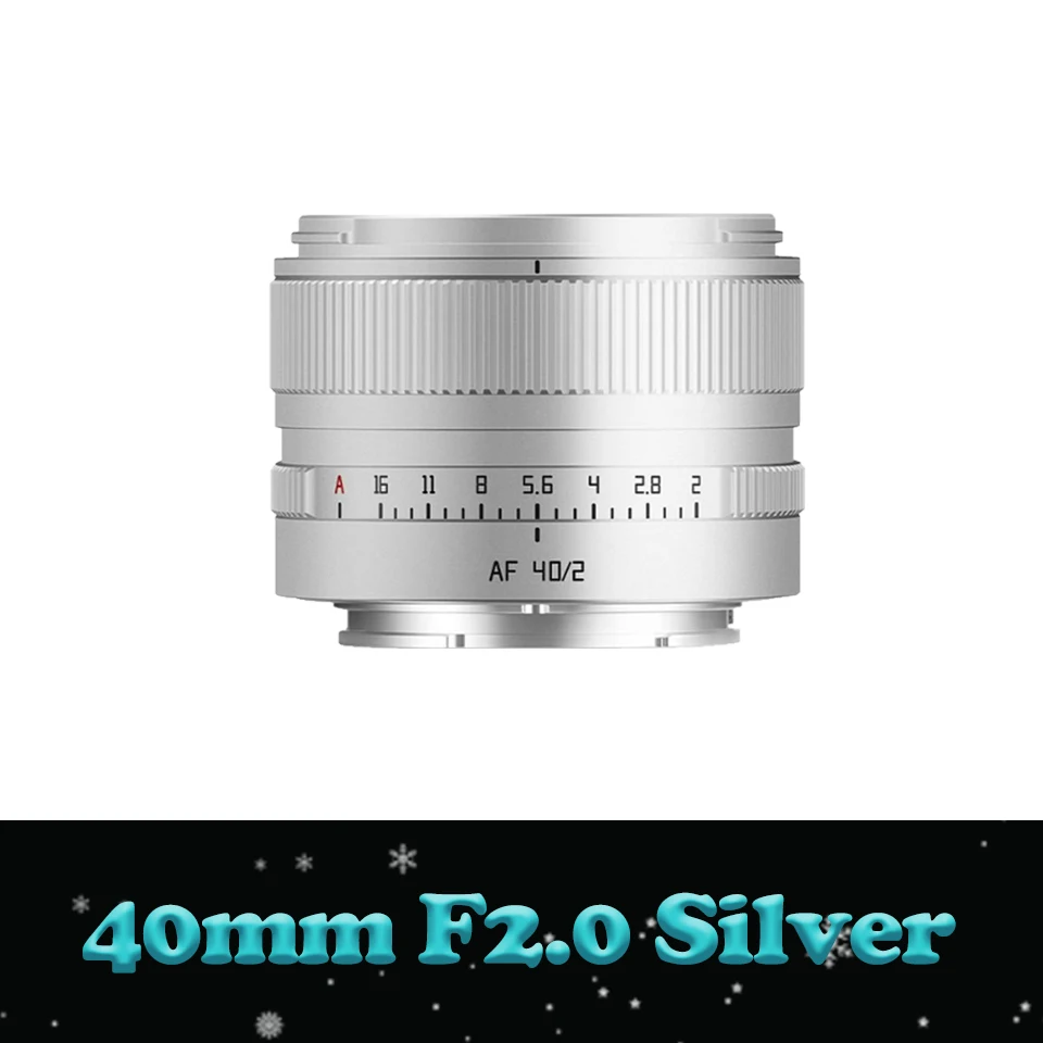 TTArtisan AF 40mm F2 オートフォーカス フルフレーム プライムレンズ