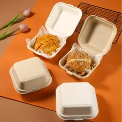 50pcs Bento Cake Box Cushion Paper 7''x7'' Hamburger Cupcake Greaseproof Paper Baking Packing Paper