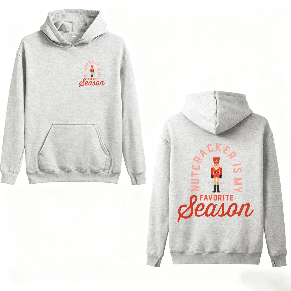 Coquette mignon casse-noisette noël dessin animé sweat à capuche mignon cadeau de vacances femmes col rond Festival cadeau le théâtre vivant