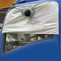 Car Air Conditioning Exhaust Pipe Window Cover Parts Easy to Install Exhaust Pipe Accessories Shading Cover for Suvs Trucks