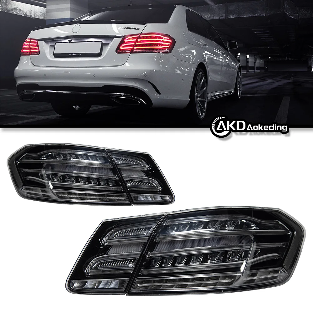 AKD Tail Lamp for BENZ W212 LED Tail Light 2009-2016 E200 E300 Rear Fog Brake Turn Signal Automotive Accessories