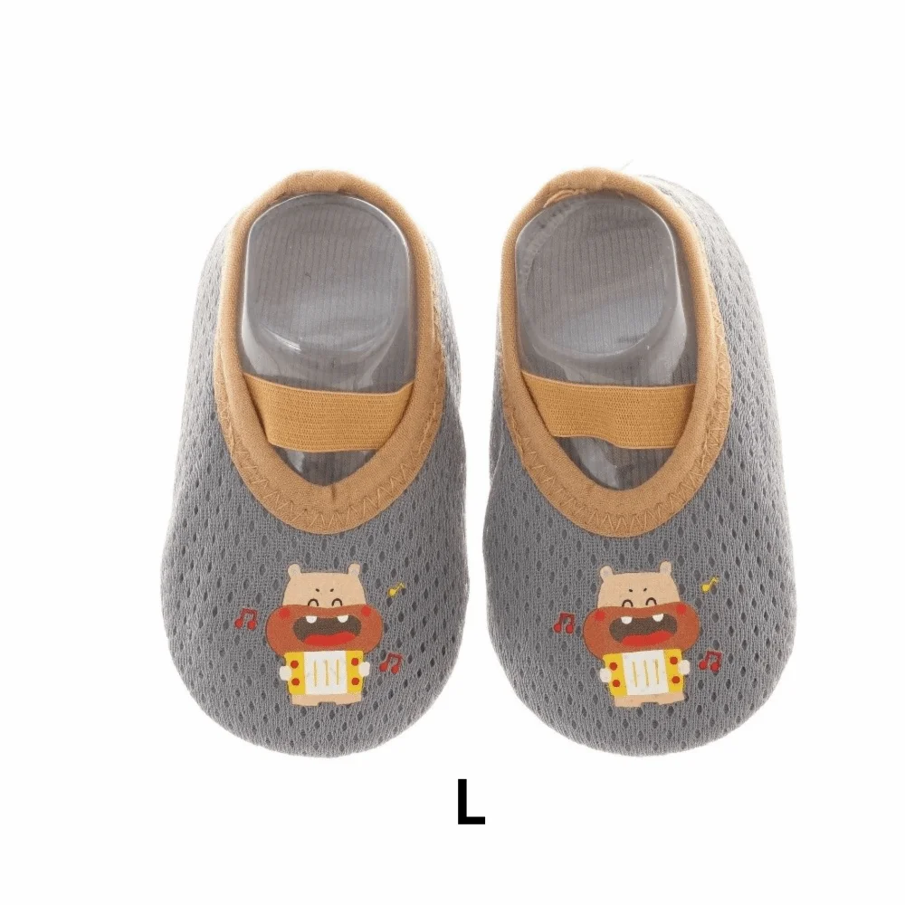 

Thin Anti-slip Baby Floor Shoes Soft Sole Breathable Baby Sports Sneakers Summer Mesh First Walk Shoes Home Floor