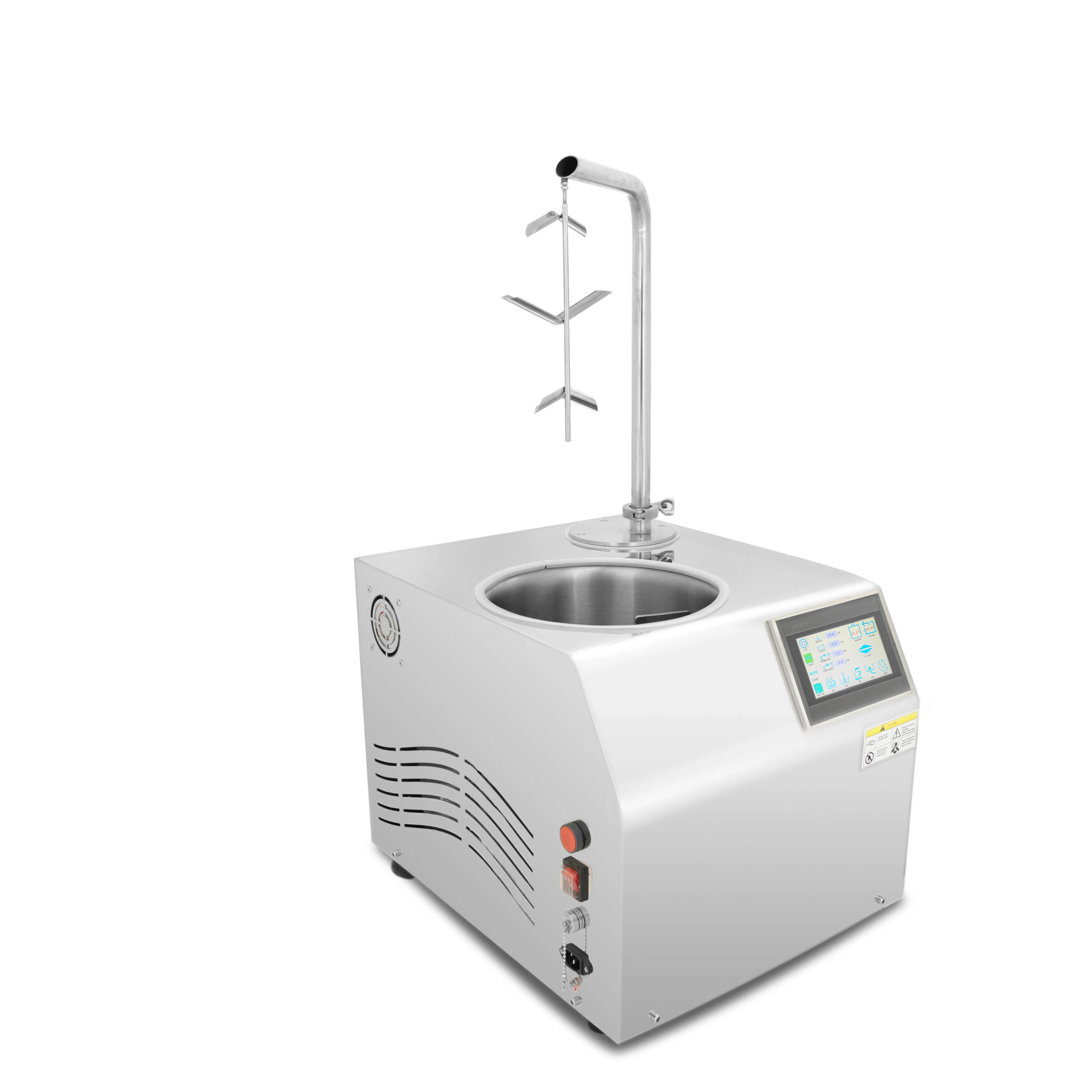 Electric Chocolate Melting Pot Machine Two Tanks Commercial Electric Chocolate Heater Thermal Insulation Heating 1kw