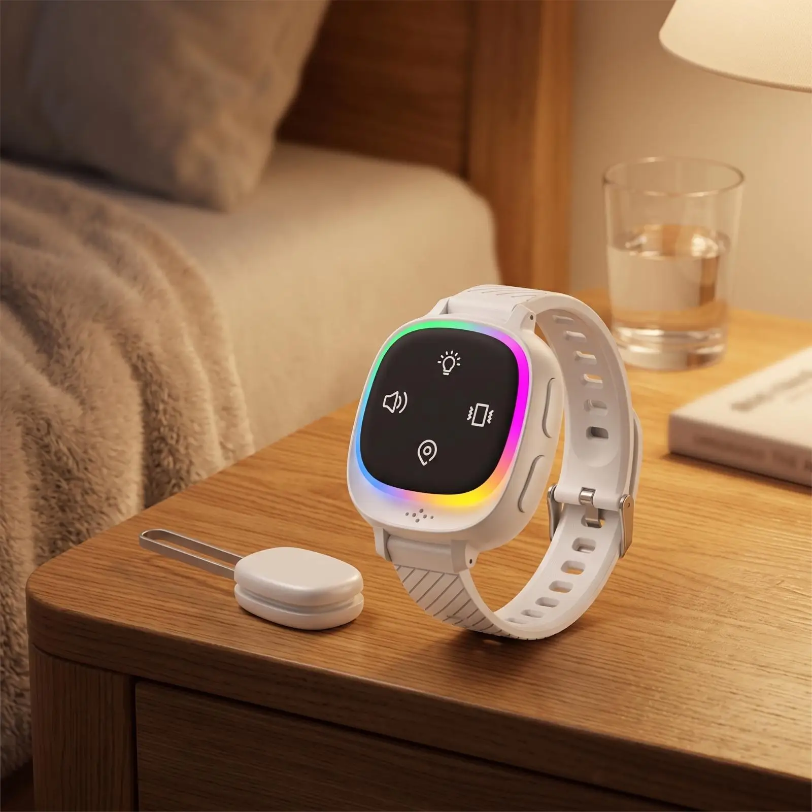 Rechargeable Wearable Bedwetting Alarm Vibrating Bedwetting Alarm with Sensor