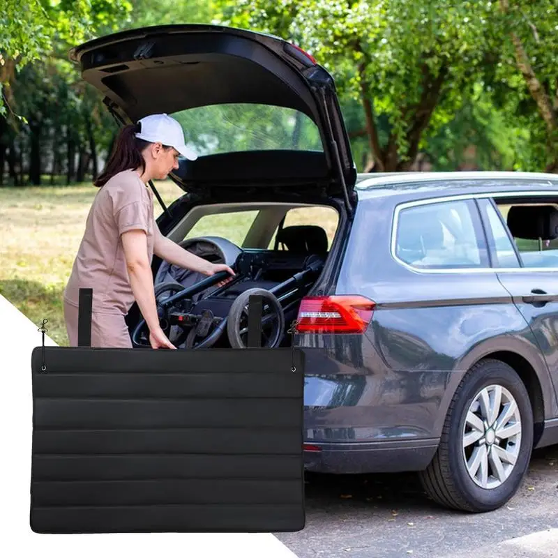 For Refer To Description  Car Bumper Guard Pet-Friendly Rear Bumper Guard Trunk Mat Cargo Liner High Strength Wide Coverage