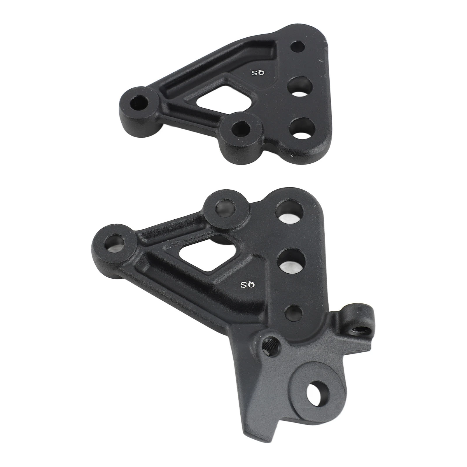 Pair of Footpeg Brackets Left Right Aluminium Alloy Motorcycle Foot Pedal Bracket Replacement For Talaria Sting X3 MX3 MX4 Black