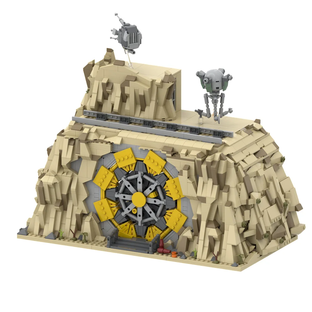 MOC Fallouted Shelter Modular Building Blocks Game Nuclear Shelter Survival Cubes Bricks Toys Gift