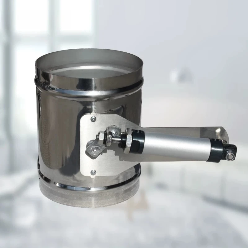 201 Stainless Steel Round Closed Pneumatic Check Valve, Silicone Sealed Air Volume Control Valve