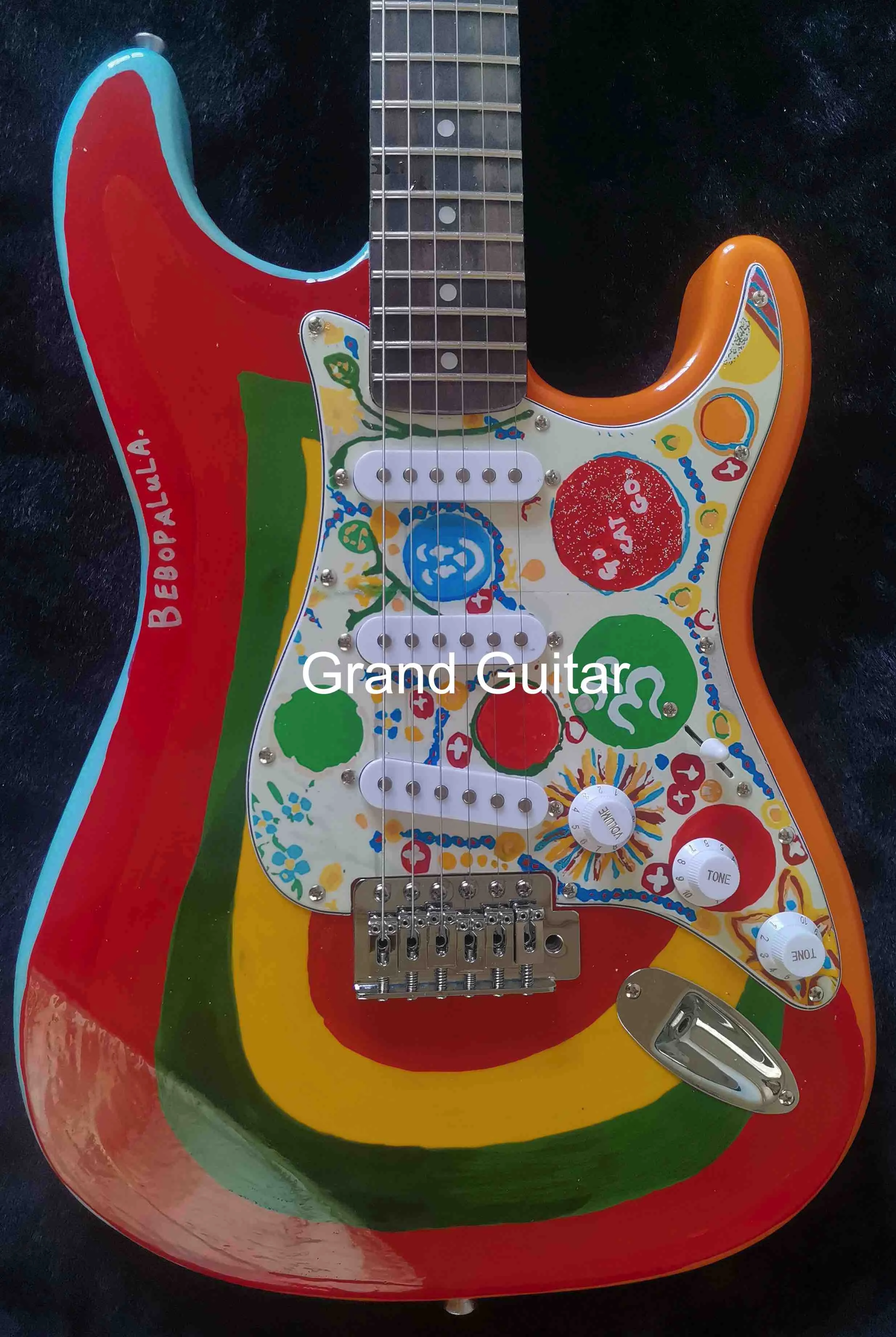 Custom Fantes GUITAR Shop George Harrison Rocky Masterbuilt P.Waller Electric Guitar