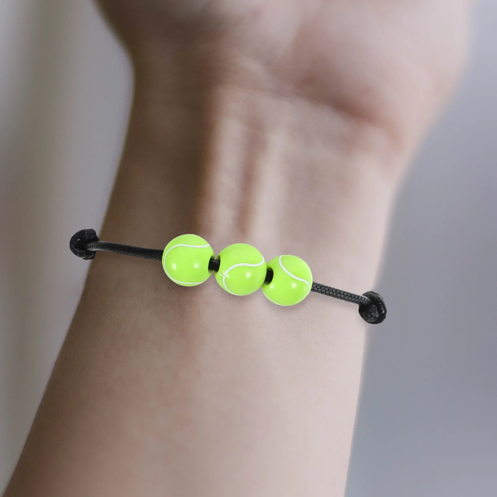 10Pcs Sports Ball Bracelet Stylish Adjustable Sports Themed Wristband Party Beach Christmas Accessories Trendy Gift for