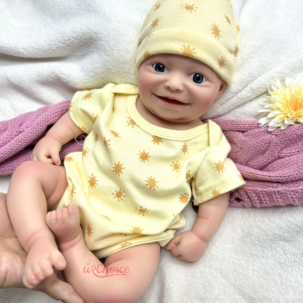 

42 см мягкая платиновая силиконовая кукла Reborn для девочек с высокой имитацией, моющаяся кукла Rebirth для практики ухода за ребенком, детская игрушка