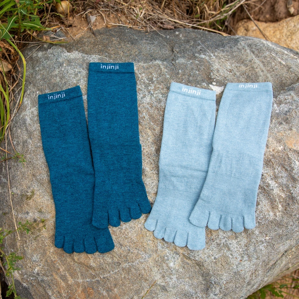 Injinji five-finger socks coolmax sports casual split toe socks.