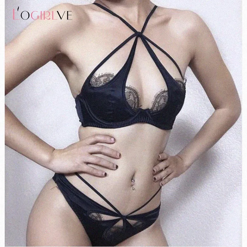 Logirlve French Thin Cup Lingerie Set Sexy Lace Push Up Bra Fashion Women Underwear High Quality Intimates Bras and Panties