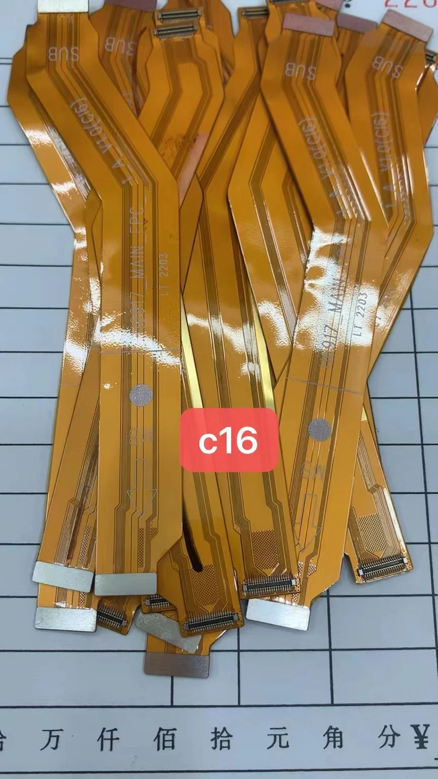 10Pcs Mother Board Flex For Infinix Tecno Hot 6 7 8 9 Pro 10 11S Camon 16 17 LA7 Main Board Connector Flex Cable Repair Parts