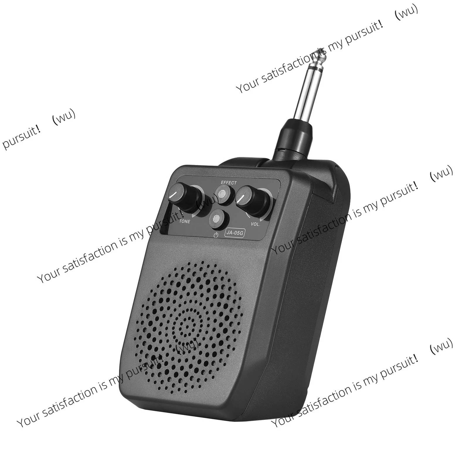 Mini Guitar Speaker BT Voice Adjustment Portable Plug-in Speaker for All Electric Guitars Amplifier 1500mAh Type-C Rechargeable