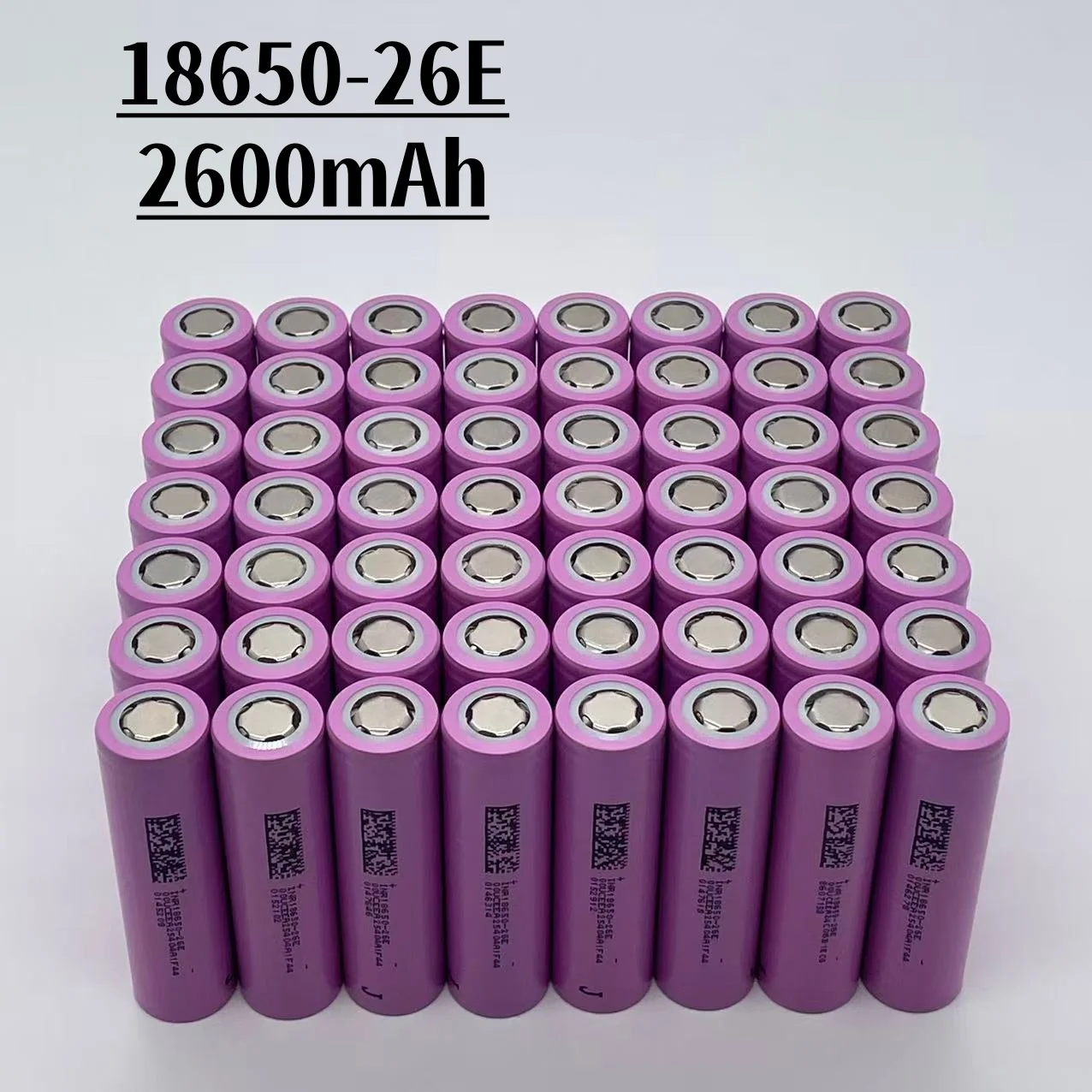 Baterai Lithium Isi Ulang 3.7V 2600mAh INR18650-26E, Ringan & Serbaguna untuk Berbagai Perangkat