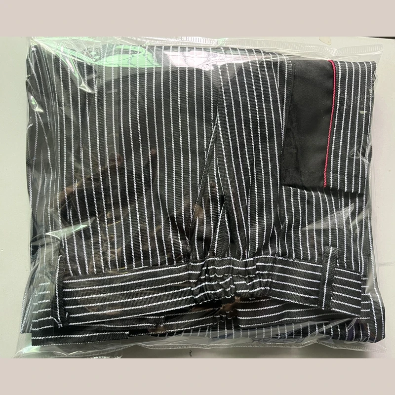 Pantaloni da cucina Pantaloni cargo Catering Lavoro da cucina Pantaloni larghi Abiti da mensa Vita fiorita da elastico per abbigliamento da lavoro da chef