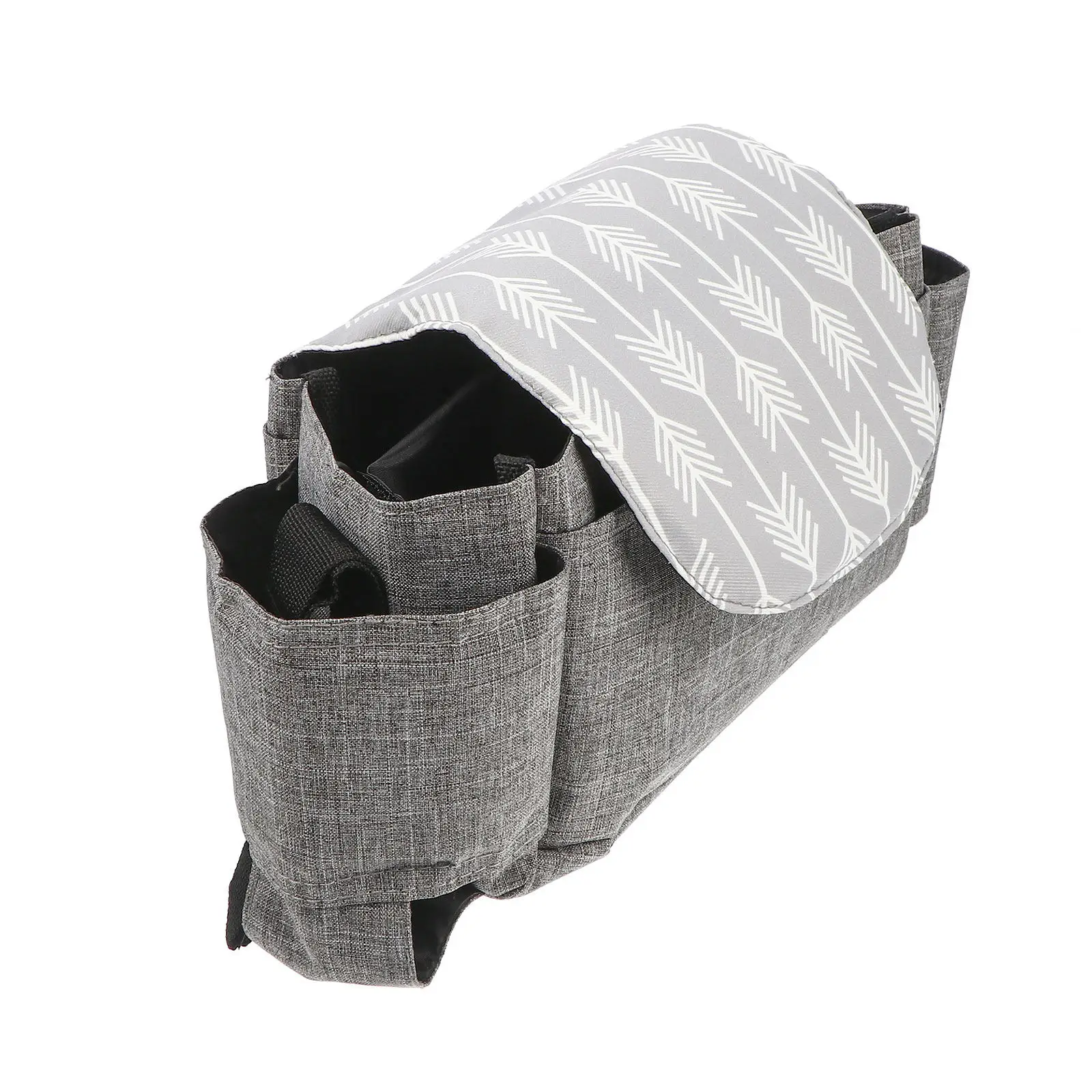 

1Pcs Stroller Hanging Bag Waterproof Diaper Organizer Bag Multi Compartment Stroller Pouch Phone Pocket Travel Bottle Holder