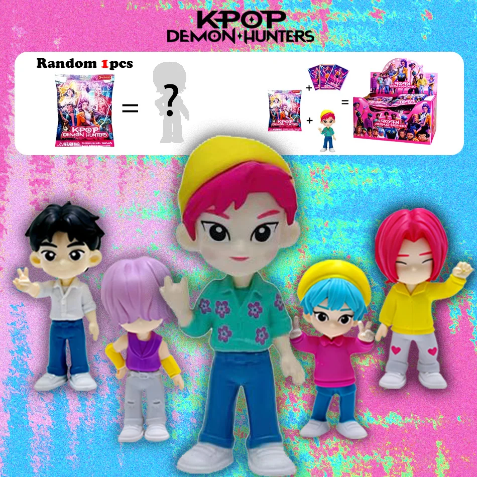 K Pop Demon Hunters 2025 vente chaude boîte aveugle série Anime Figure ornements poupées pour les Fans et enfants cadeau d'anniversaire aléatoire